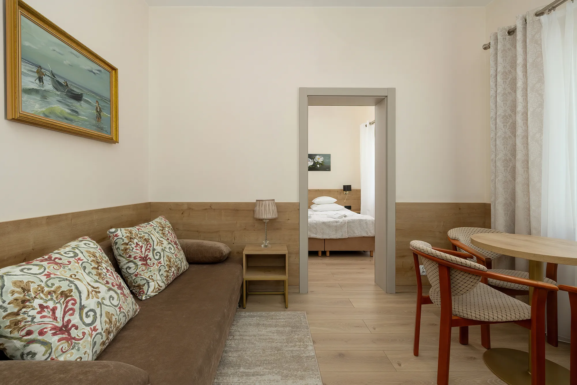 Apartament studio z patio w Rewalu