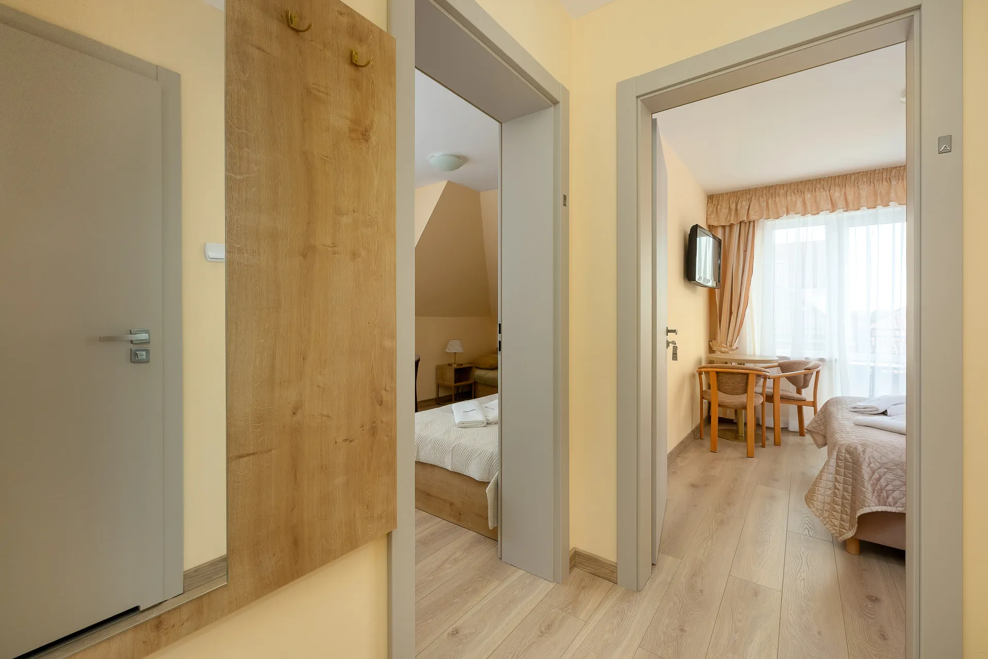 Rodzinny apartament Studio z balkonem w Rewalu